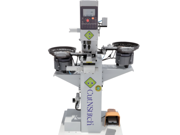 Automatic Snap Button Machine with Pre-holing